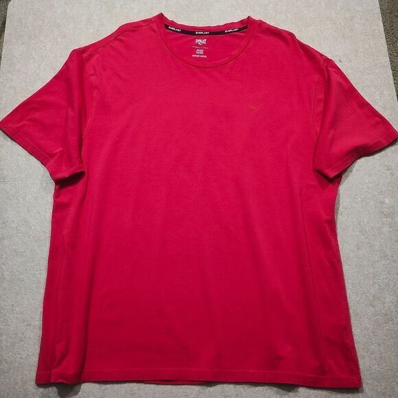 Everlast Men's Red Short Sleeve Shirt #6 - Picture 3 of 6